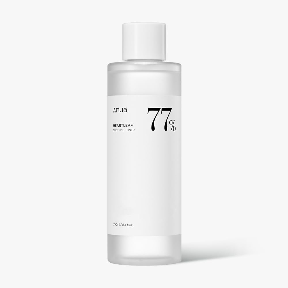 Anua Heartleaf 77% Soothing Toner pH 5.5 Skin Trouble Care, Calming Skin, Refreshing, Purifying 250ml
