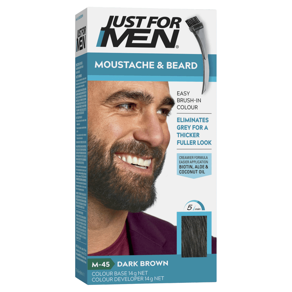 JUST FOR MEN Color Gel Mustache & Beard M-25, M-35, M-45, M-55 JUST FOR MEN