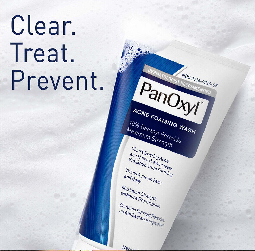 PanOxyl Acne Foaming Wash 10% Benzoyl Peroxide 5