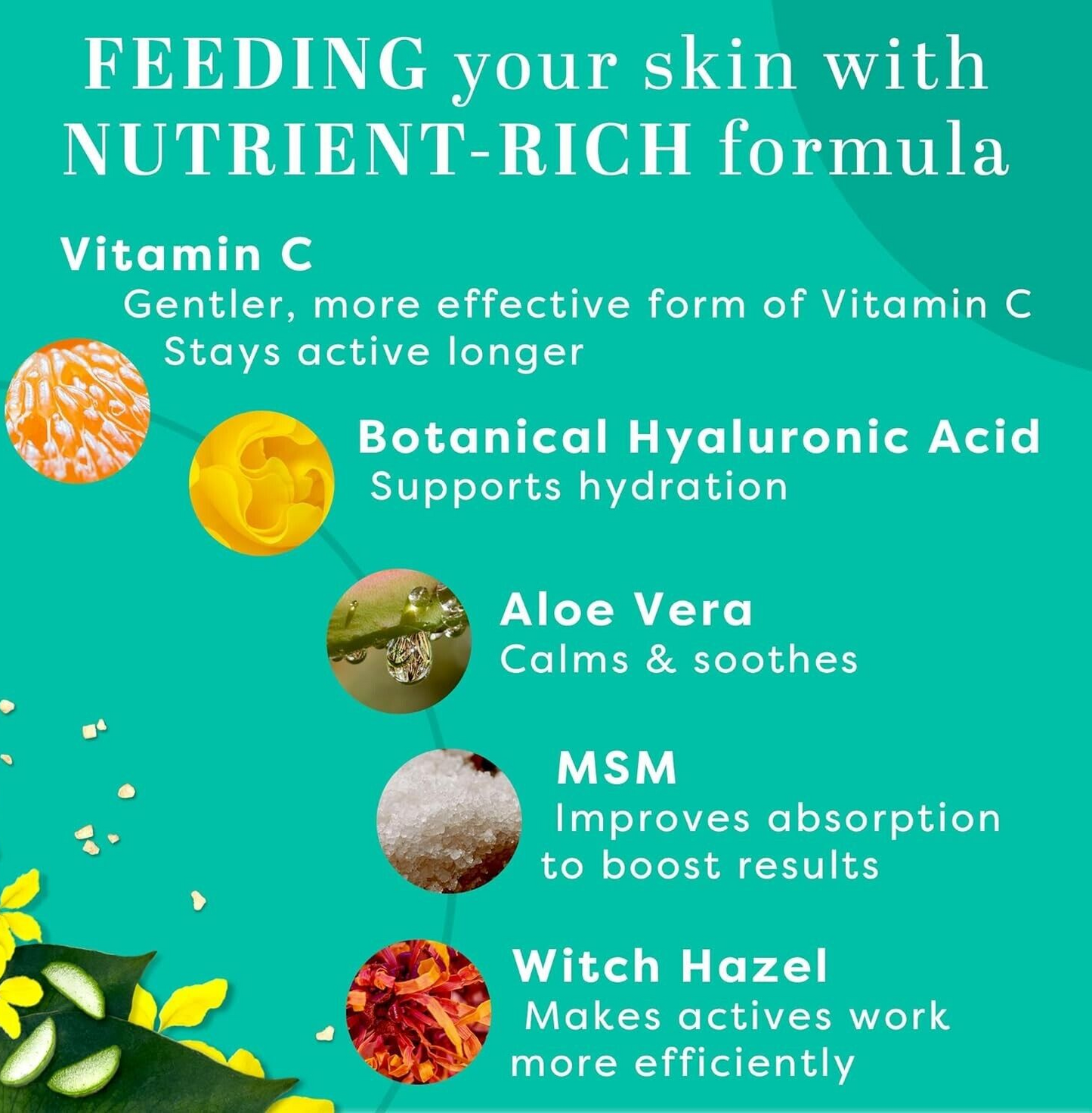 TruSkin Vitamin C Serum Anti Aging Face Serum with Hyaluronic Acid 30ml