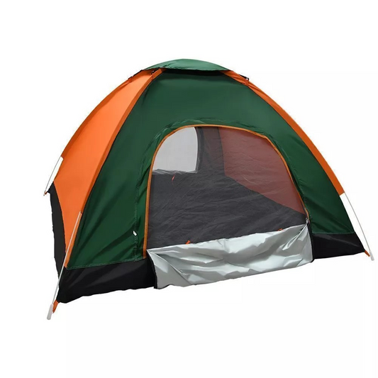 Full Automatic Pop Up Camping Tent, 3-4 Person Family Size, Waterproof Outdoor Hiking Shelter