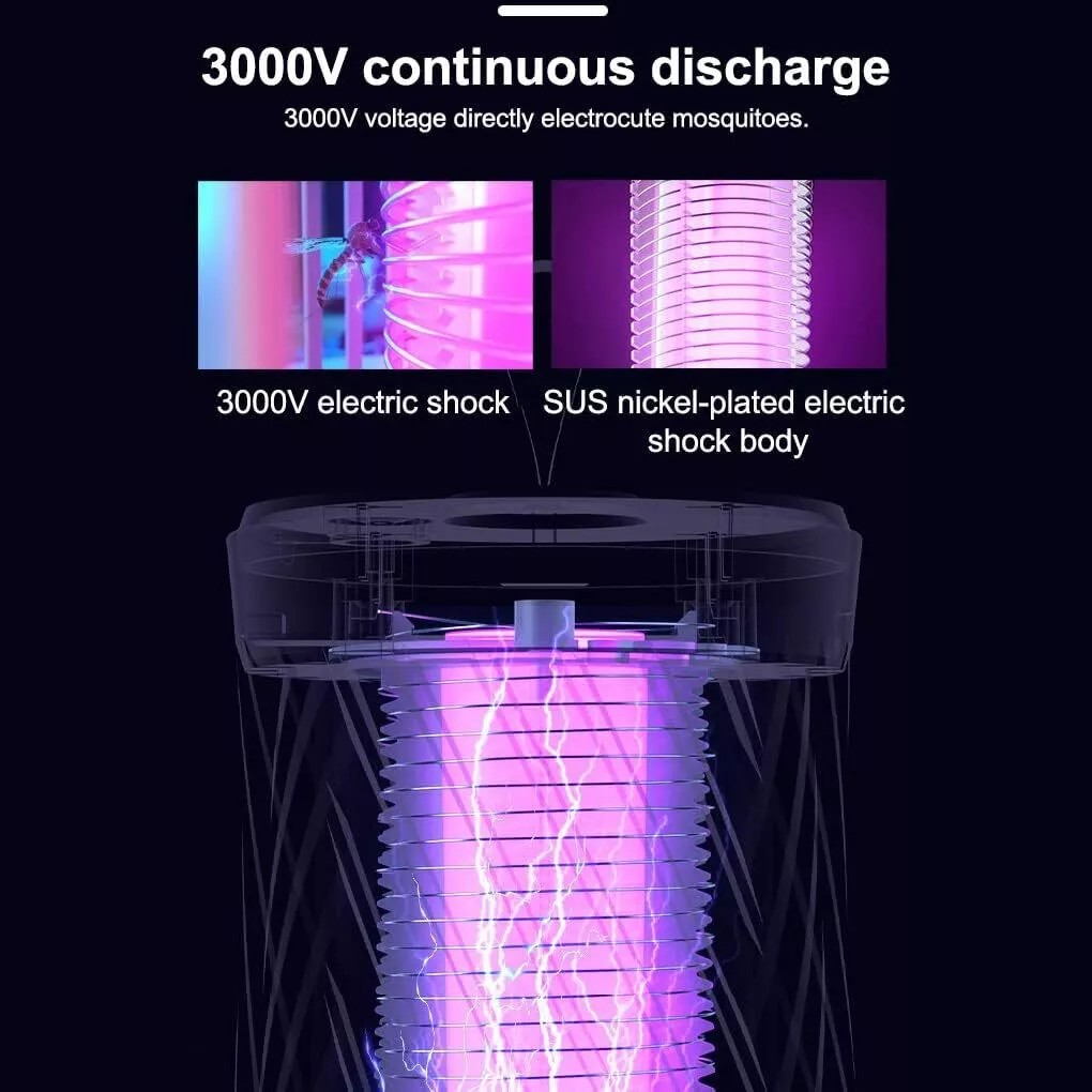 Bug Zapper Mosquito Killer Lamp Insect Catcher Fly Trap LED UV Mozzie Electric Indoor Outdoor