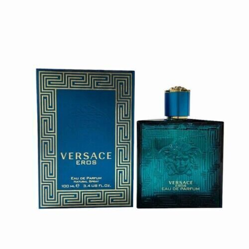 Versace Eros by Gianni Versace 3.4 oz EDT Cologne. Natural Spray (Packaging may wary). Versace Eros by Gianni Versace