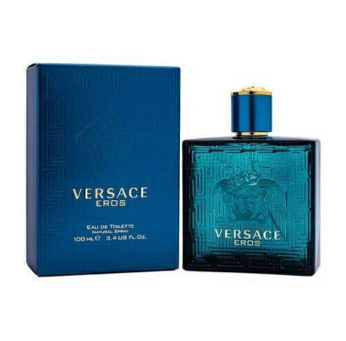 Versace Eros by Gianni Versace 3.4 oz EDT Cologne. Natural Spray (Packaging may wary). Versace Eros by Gianni Versace
