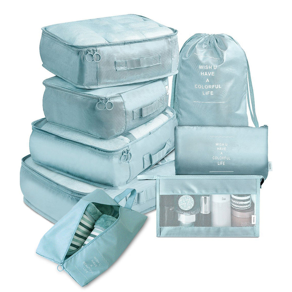 8-piece packing cube set for travel luggage – product view 12 of 15