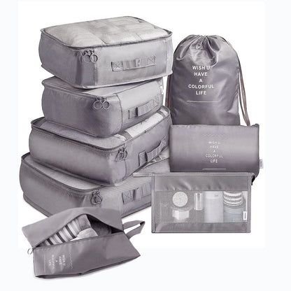 8-piece packing cube set for travel luggage – product view 11 of 15