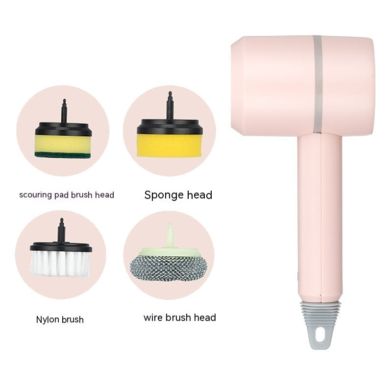 Electric Cleaning Brush Dishwashing Brush Automatic Wireless USB Rechargeable Professional Kitchen Bathtub Tile Cleaning Brushes Unbranded