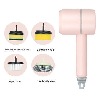 Electric Cleaning Brush Dishwashing Brush Automatic Wireless USB Rechargeable Professional Kitchen Bathtub Tile Cleaning Brushes Unbranded