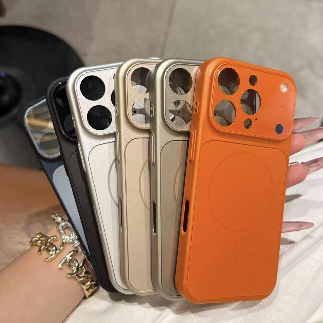 Frosted magnetic MagSafe phone case for iPhone – main product photo