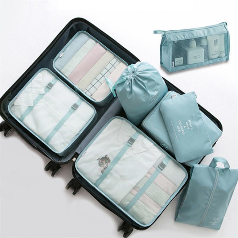 8-piece packing cube set for travel luggage – product view 5 of 15