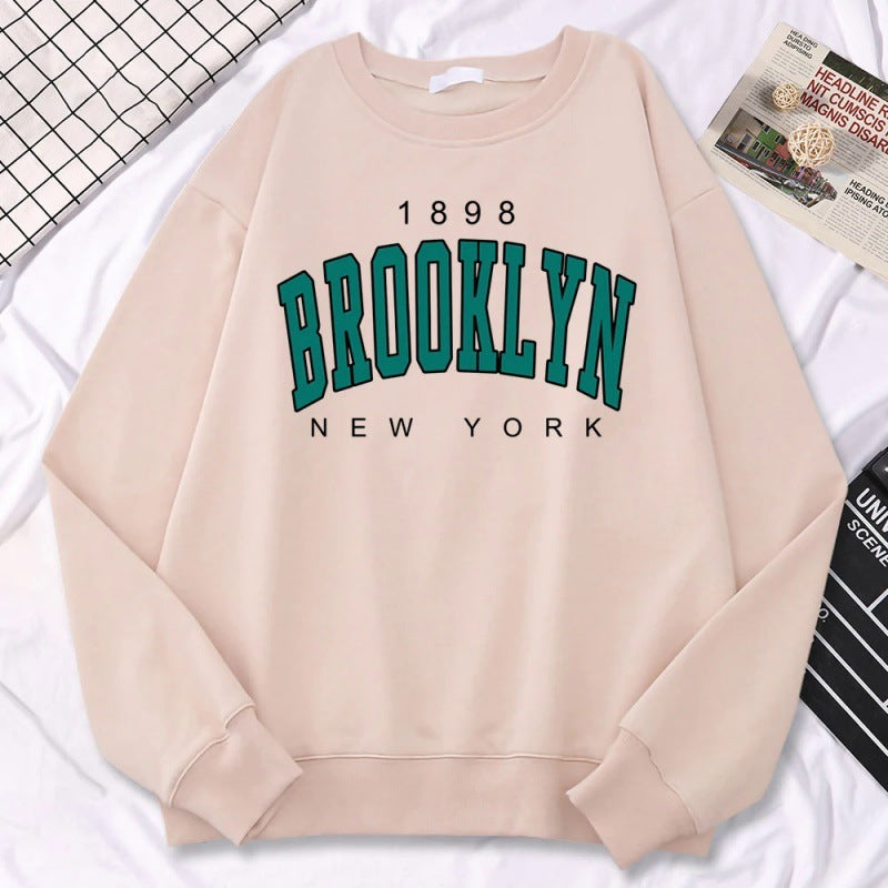 Autumn Kawaii Womens Sweatshirts 1898 Brooklyn Unbranded