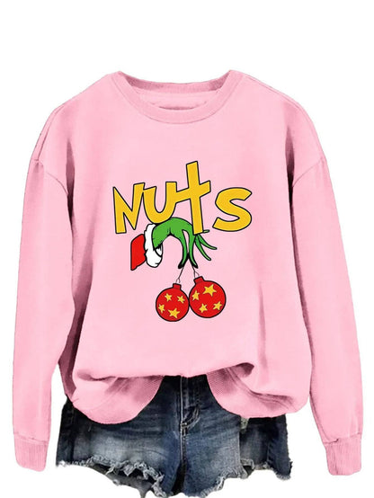 New Printed Long Sleeve Pullover Hoodie