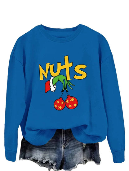 New Printed Long Sleeve Pullover Hoodie