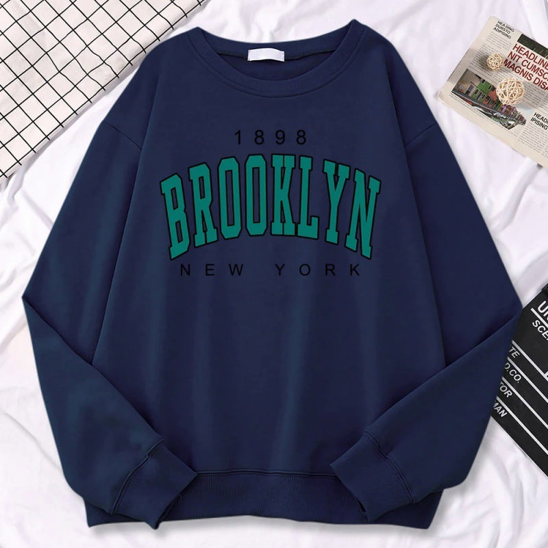 Autumn Kawaii Womens Sweatshirts 1898 Brooklyn Unbranded